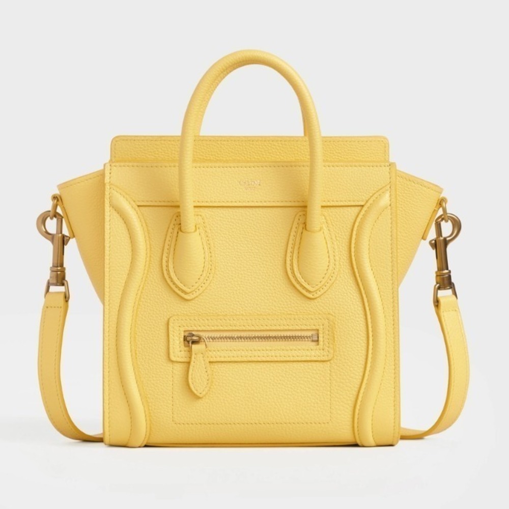Celine Nano Luggage Acacia Bag